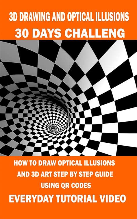 Buy 3D Drawing and Optical Illusions: 30 Days Challenge - Large size 8. ...