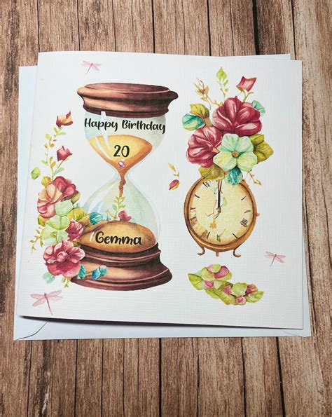 Personalised Birthday Card for Her Happy Birthday Bestie Cousin Friend ...