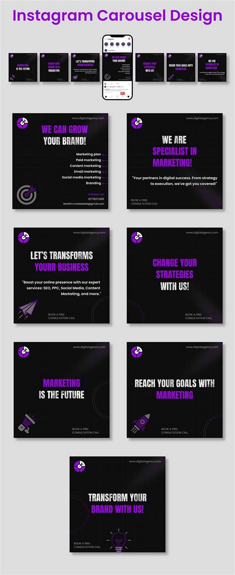 Instagram Carousel Design :: Behance in 2025 | Carousel designs, Social ...