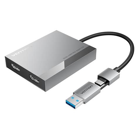 Vention USB to Dual HDMI Adapter | 4K@60Hz MST Hub