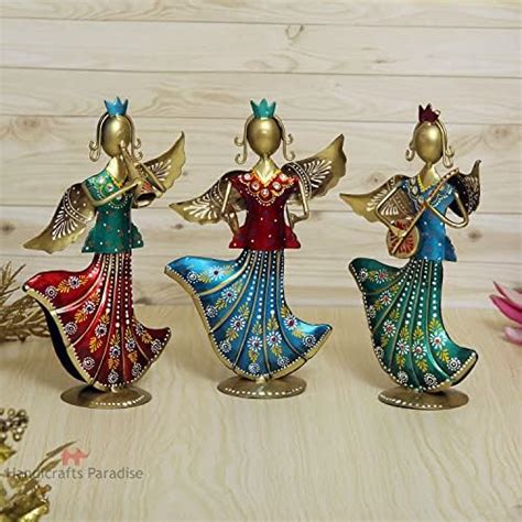 Handicrafts Paradise Wrought Iron Musical Angels for Home décor ...
