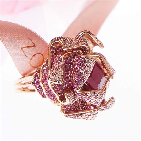 Ruby Floral Ring | Zoya A TATA Product