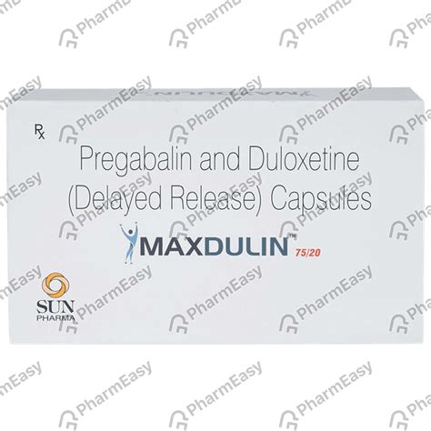 Maxdulin 75/20 Capsule: Uses, Side-effects, Price, Dosage & More Info ...