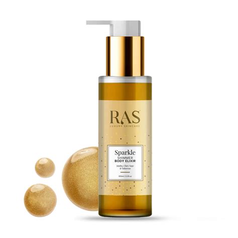 Sparkle Shimmer Highlighting Body Oil – RAS Luxury Skincare