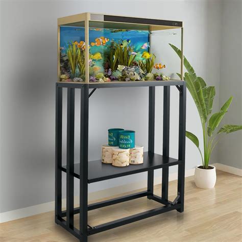 Fumingpal 20 Gallon Fish Tank Stand - Aquarium Stand 20 Gallon, 24.8" L ...