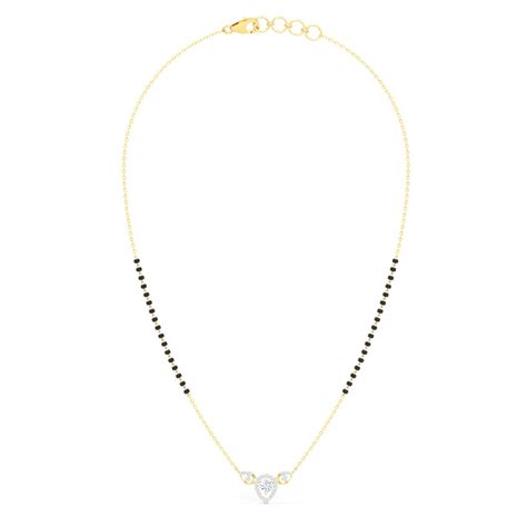 Aamira Solitaire Mangalsutra | JKJ Jewellers