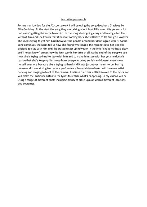 Narrative Paragraph Story Examples 的图像结果