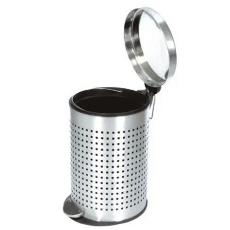 Stainless Steel Dustbin - Stainless Steel Perforated Dustbin ...