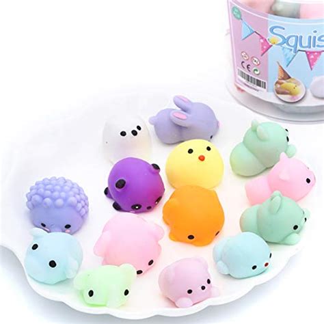 24 Pcs Squishies Squishy Toy Party Favors for Kids Mochi Squishy Toy ...