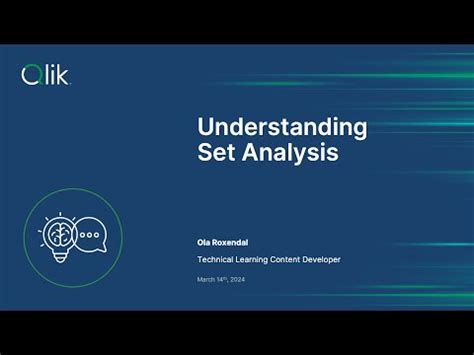 Image result for Set Analysis Tutorial