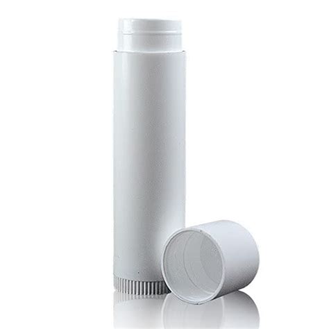White Lip Balm Containers, Empty Tubes, Chapstick (Pack of 100 ...
