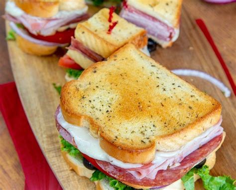 example of hot sandwich recipe