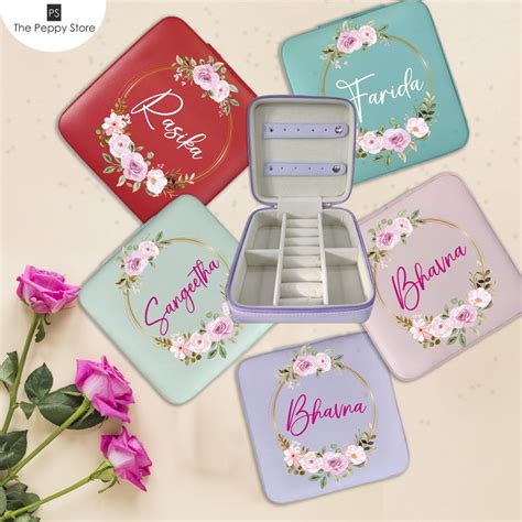 Personalised Name Engraved Jewellery Boxes (No COD Allowed) - Prepaid
