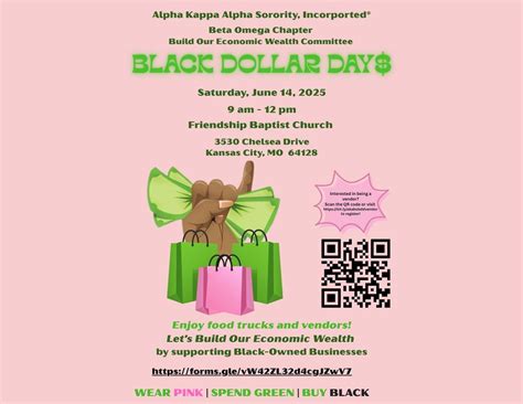 Alpha Kappa Alpha Sorority, Inc., Beta Omega, Black Dollar Day ...