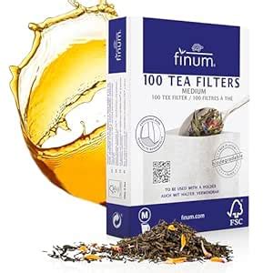 Finum 100 Tea Filters, Medium : Amazon.in: Home & Kitchen