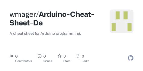 Image result for Arduino Library Cheat Sheet