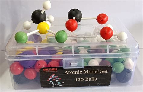 Atomic Model Set Of 120 Balls | Student Molecular Modeling Kit ...