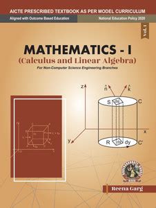 "Mathematics - I Calculus and Linear Algebra [For Non-Computer Science ...