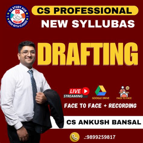CS PROFESSIONAL F2F (NEW SYLLABUS) DRAFTING – Classes Wallah