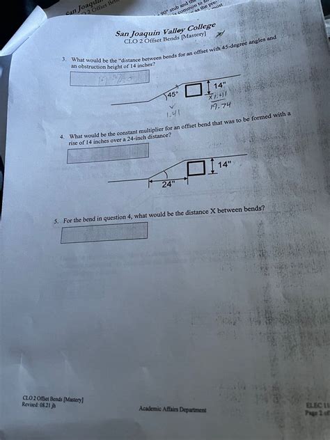 Answered: San Joaquin Va CLO 2 Offset Bends… | bartleby