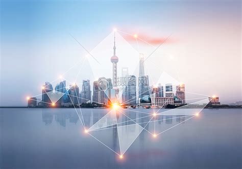 上海城市大数据概念图片素材-正版创意图片500532085-摄图网