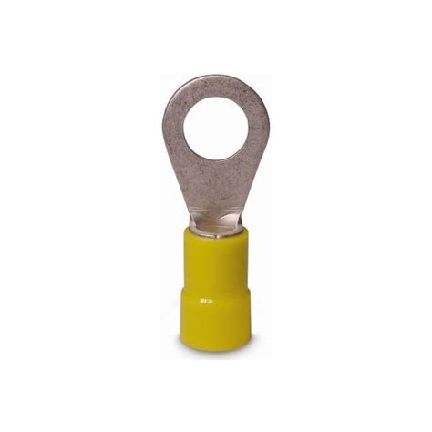 Ecm Industries Ring Terminal, 10 AWG, 600 V, Crimp Termination Only 20 ...