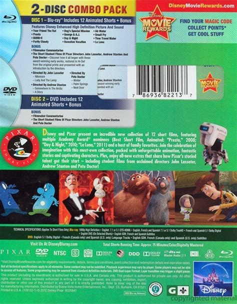 Pixar Short Films Collection: Volume 2 (Blu-ray + DVD Combo) (Blu-ray ) | DVD Empire