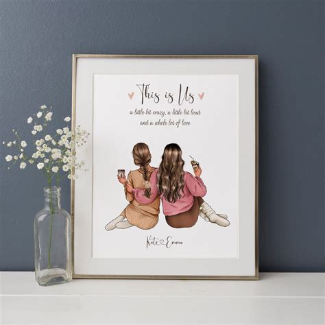 Custom Friend Prints Friends Portrait Illustration - Etsy Australia