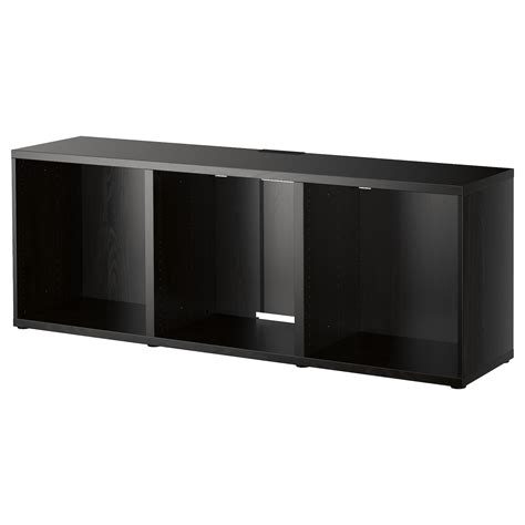 BESTÅ TV bench, black-brown, 180x40x64 cm - IKEA