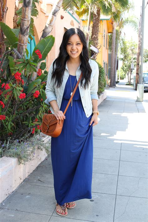 Casual Blue Dress Outfit