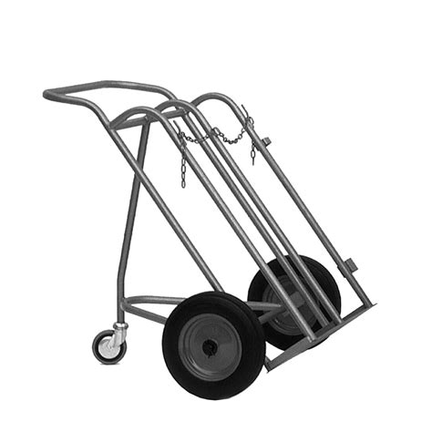 Double Oxygen Cylinder Trolley - Nimton Sales and Distribution Pvt Ltd