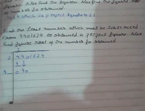 find the square root of 4401624 by long division method step by step ...