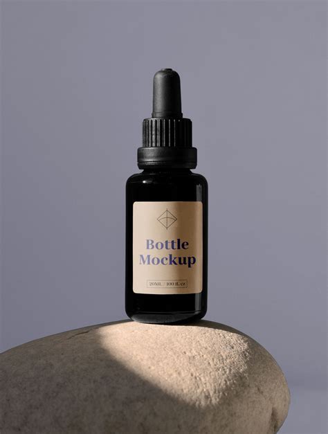 Plastic Dropper Bottle Mockup Free Download | Resource Boy