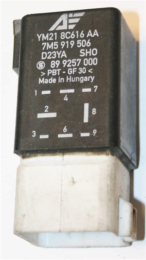 Used Genuine VW Sharan Fan Control Relay Number 419 - 7M5 919 506 | UK ...
