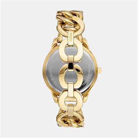 Fossil Stella Women Quartz Two Tone Dial Analog Stainless Steel Watch ...