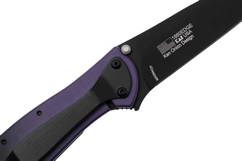 Kershaw Leek 1660EDGE Black CPM MagnaCut, Limited Edition zakmes, Ken ...