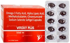 Vitoxy Plus Capsule 10 - Uses, Side Effects, Dosage, Price | Truemeds