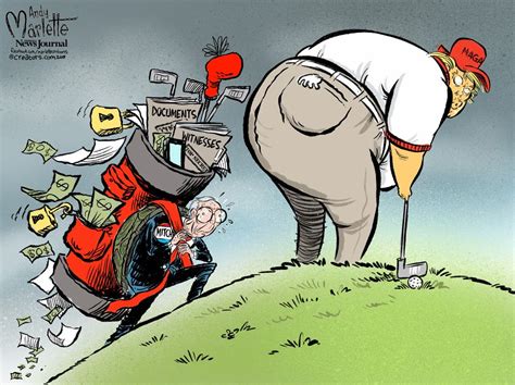 The best of former president Donald Trump in political cartoons