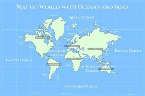 World Map with Oceans 的图像结果
