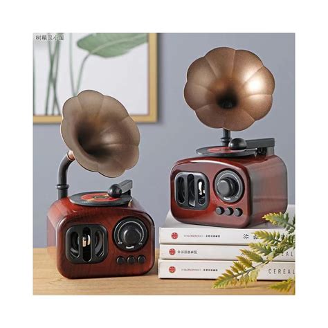 MiRUSI Retro Vintage Phonograph Style Music Box | Ubuy India