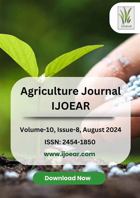 Agriculture Journal issue-august-2024
