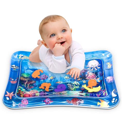 Infinno Inflatable Tummy Time Mat Premium Baby Water Play Mat for ...