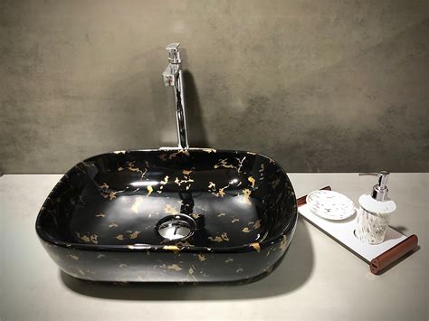 DELTA Premium Designer Ceramic Wash Basin(0024) RJ-1024 Table Top Basi ...