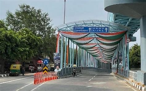 This New Underpass Starting Near Satya Niketan Will Reduce Traffic On ...