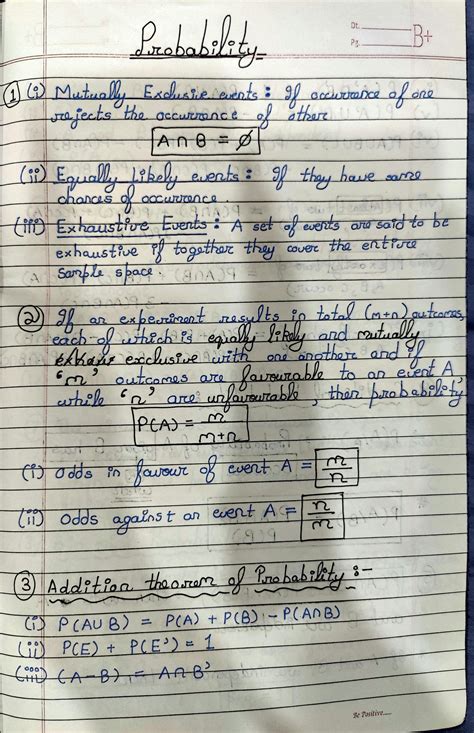 Image result for Probability Formula Sheet Class 12