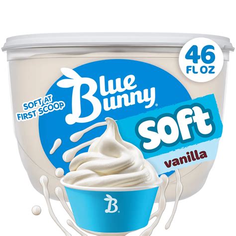 Blue Bunny Soft Vanilla Frozen Dairy Dessert - Shop Ice cream at H-E-B