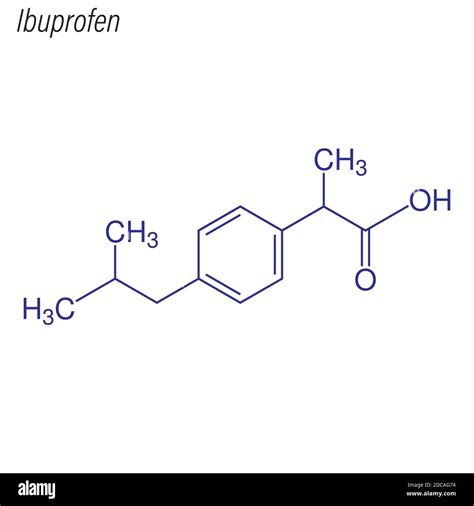 Structure Of Ibuprofen