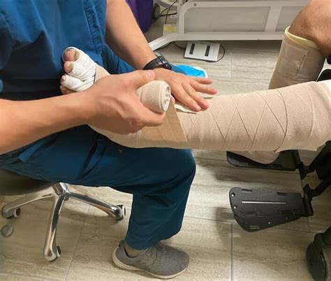 Image result for Applying a Compression Bandage