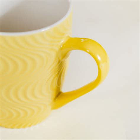 Yellow Swirl Cup for Tea Set of 6 230ml Online - Premium Coffee Mug ...