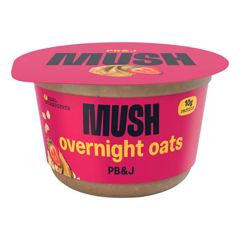 MUSH Overnight Oats, PB & J (5 oz) Delivery or Pickup Near Me - Instacart